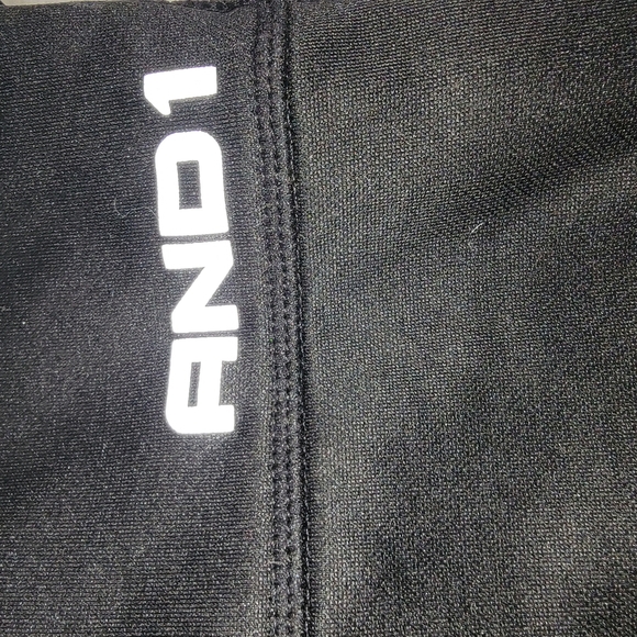 And 1 Black Sweatpants with Elastic Waistband and Minimalist Design - Picture 6 of 11